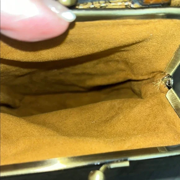 NWOT Patricia Nash Farleigh Leather Phone Crossbody Wallet - European Map - RFDI - Picture 7 of 12